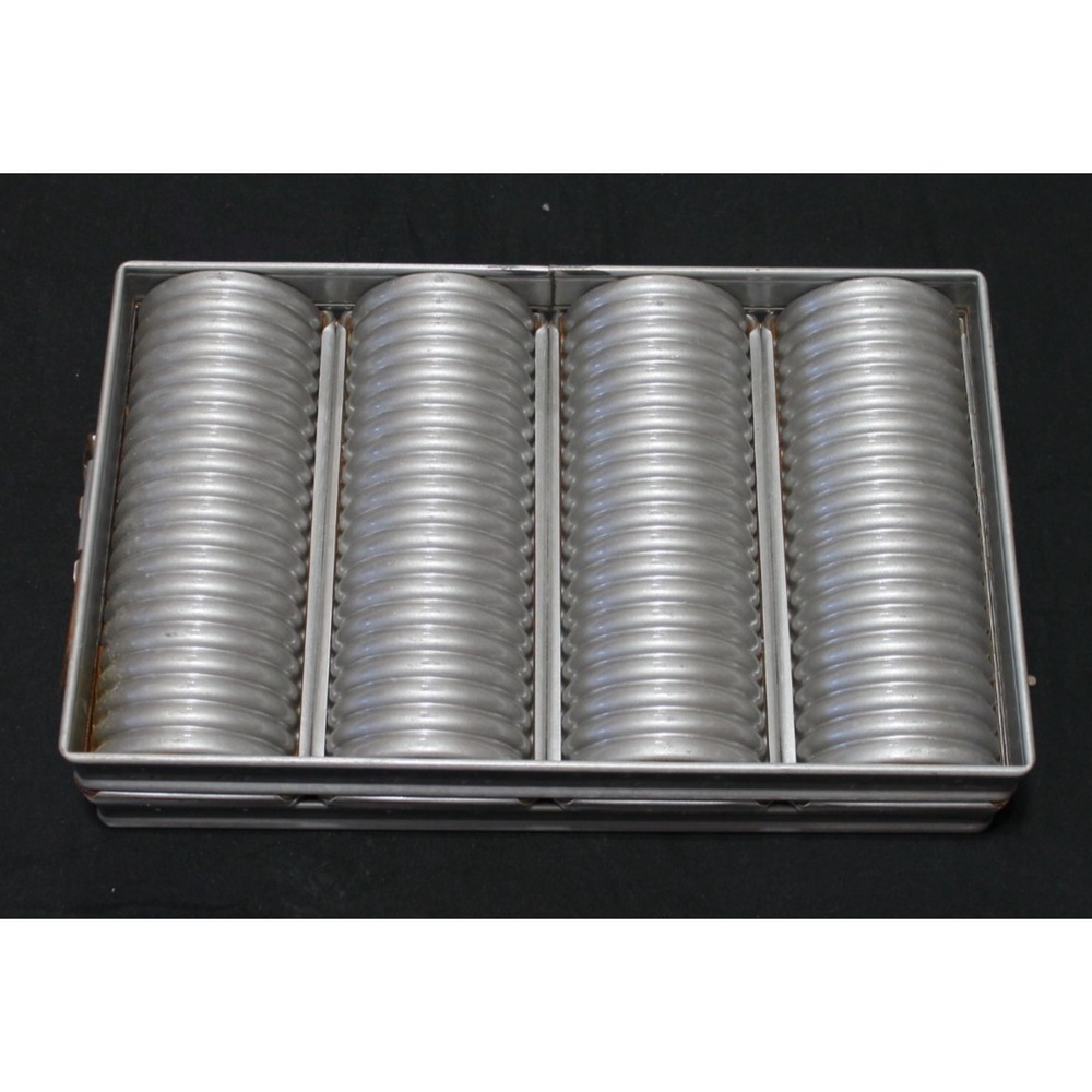 Chicago Metallic 48514 Crimped Round Bread Pan Set, Makes (4) 10" Made In USA